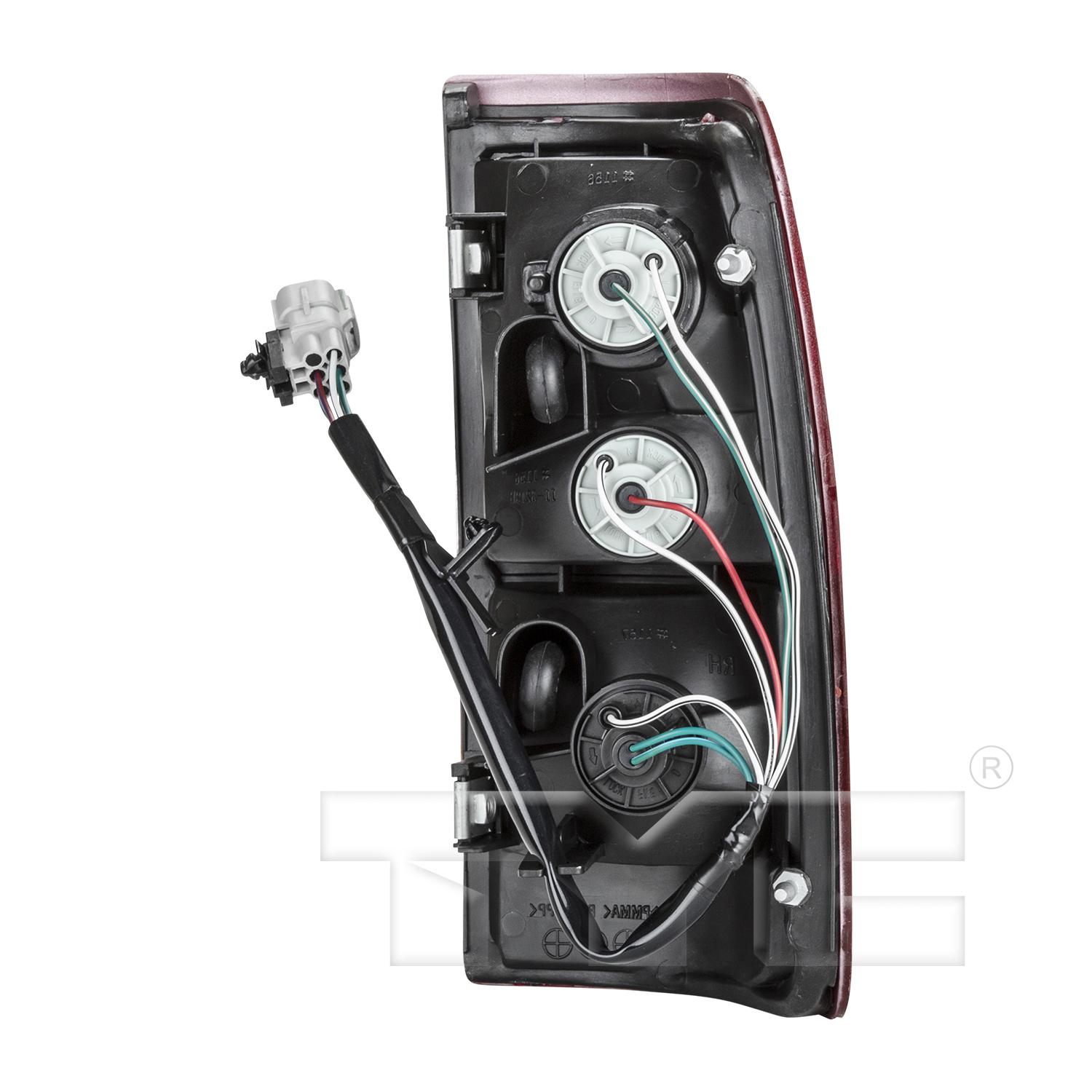 TYC 11322000 Tail Light Assembly product image 2 of 6