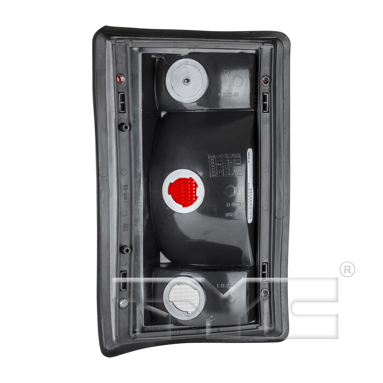 TYC 11500701 Tail Light Assembly product image 2 of 6