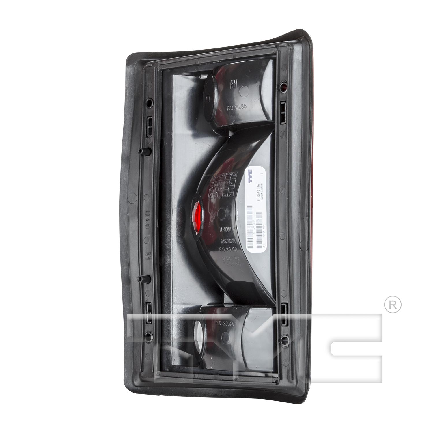 TYC 11500701 Tail Light Assembly product image 4 of 6
