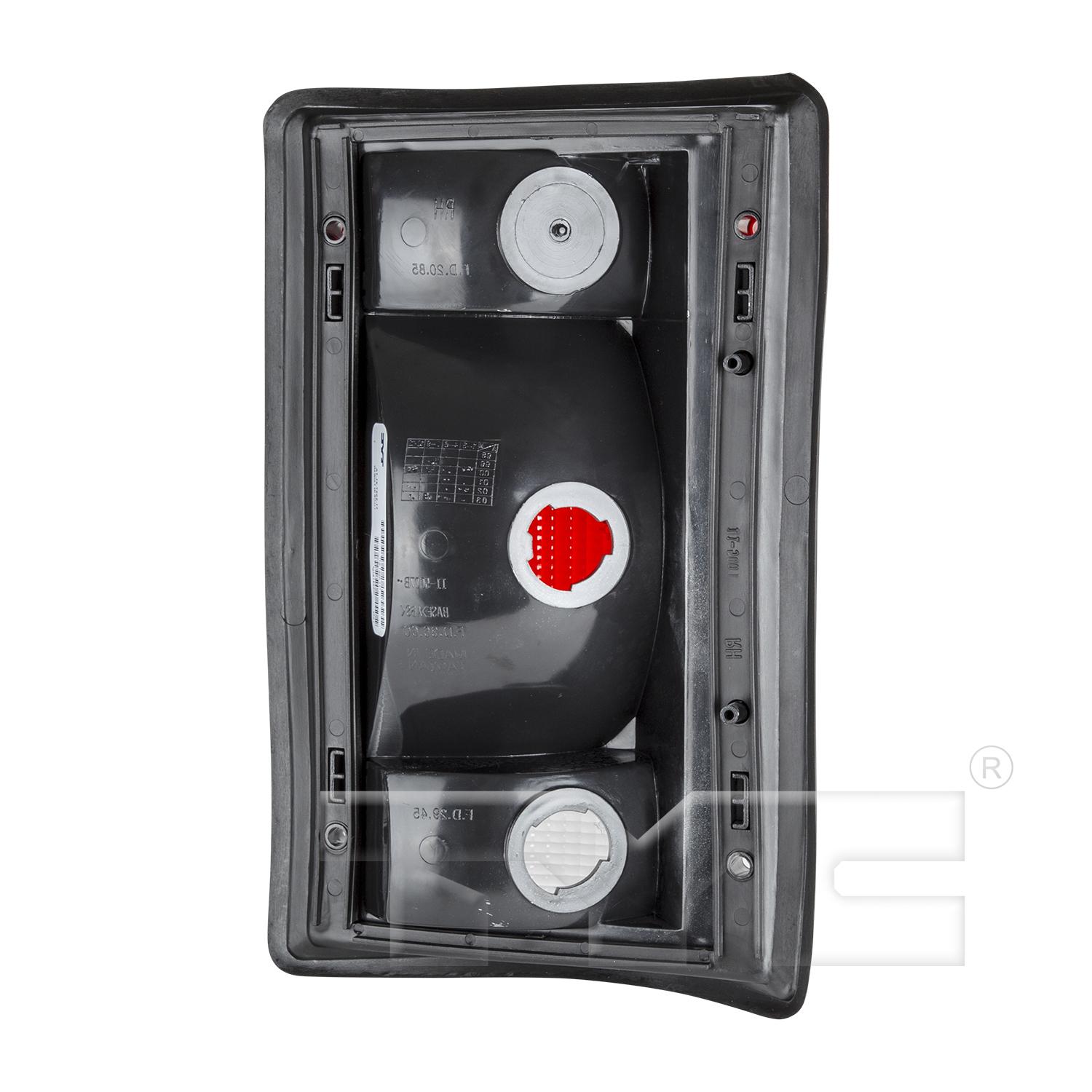 TYC 11500801 Tail Light Assembly product image 2 of 6