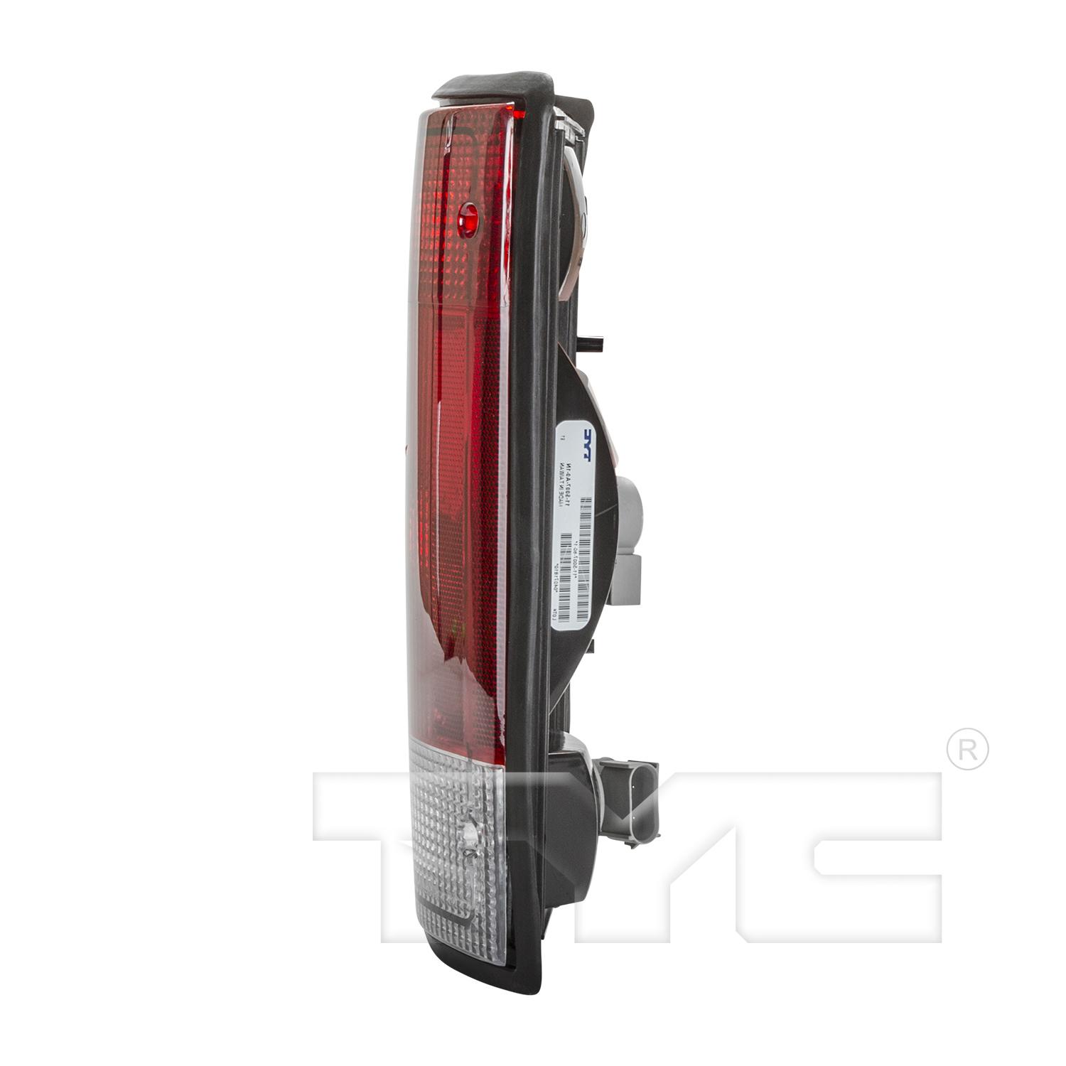 TYC 115008801 Tail Light Assembly product image 4 of 8