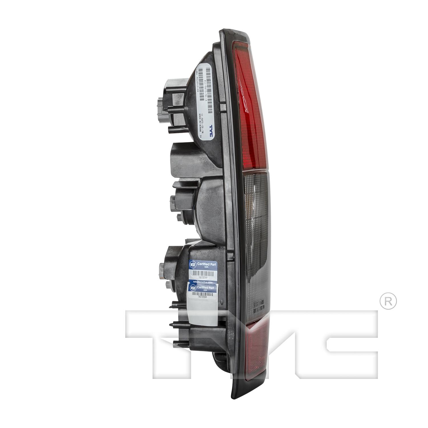 TYC 115073701 Tail Light Assembly product image 4 of 6