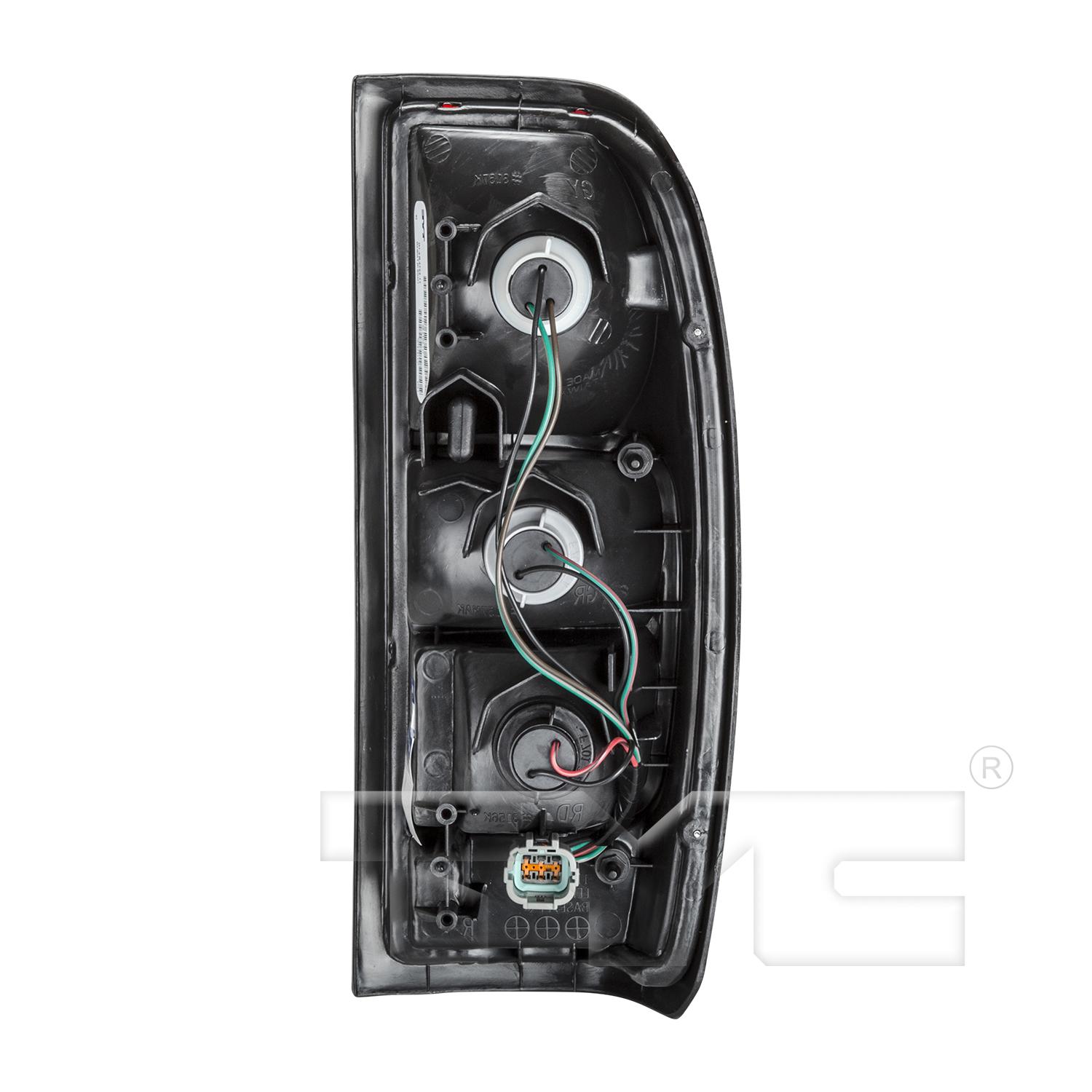 TYC 115074901 Tail Light Assembly product image 2 of 8