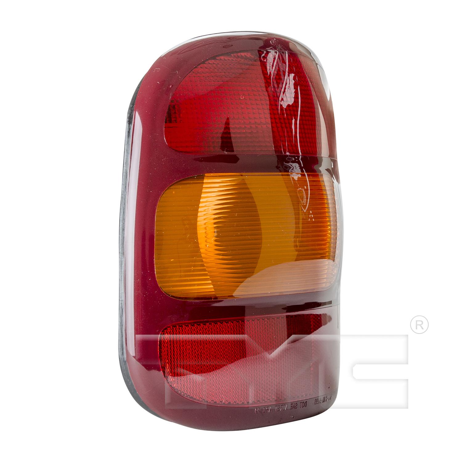 TYC 11520001 Tail Light Assembly product image 3 of 6