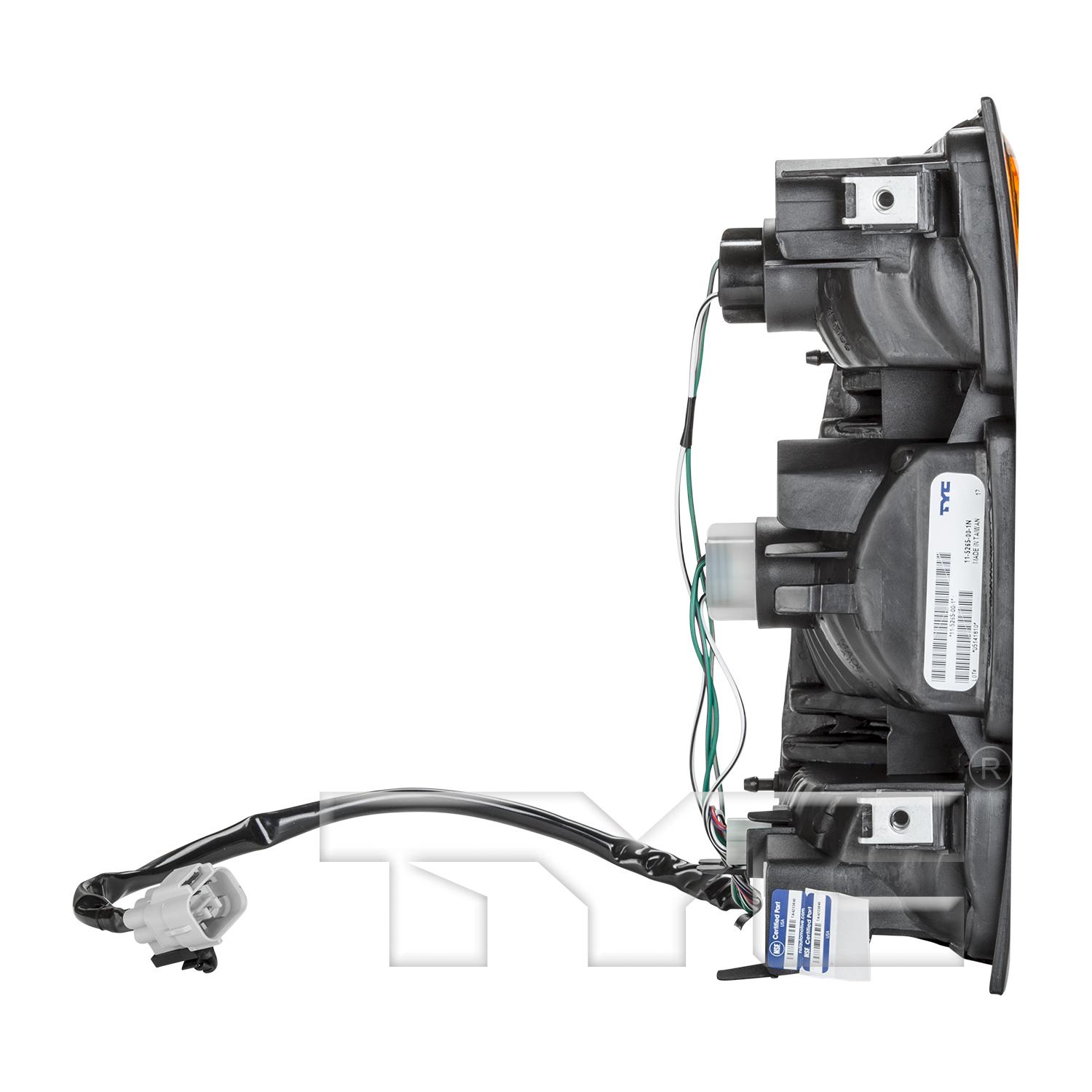 TYC 11526500 Tail Light Assembly product image 4 of 6