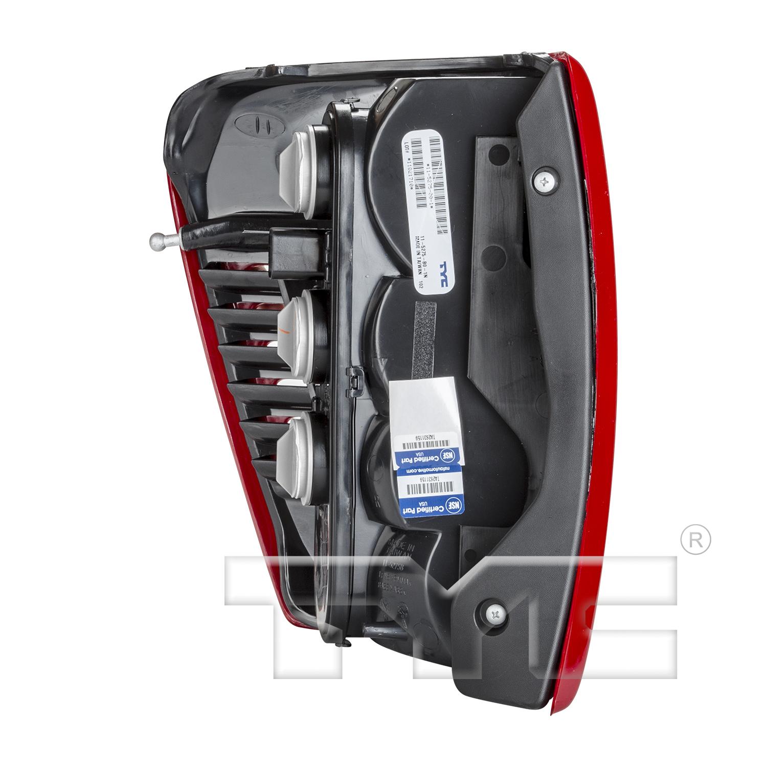 TYC 11527500 - Tail Light Assembly TYC 11527500 Tail Light Assembly product image 4 of 6