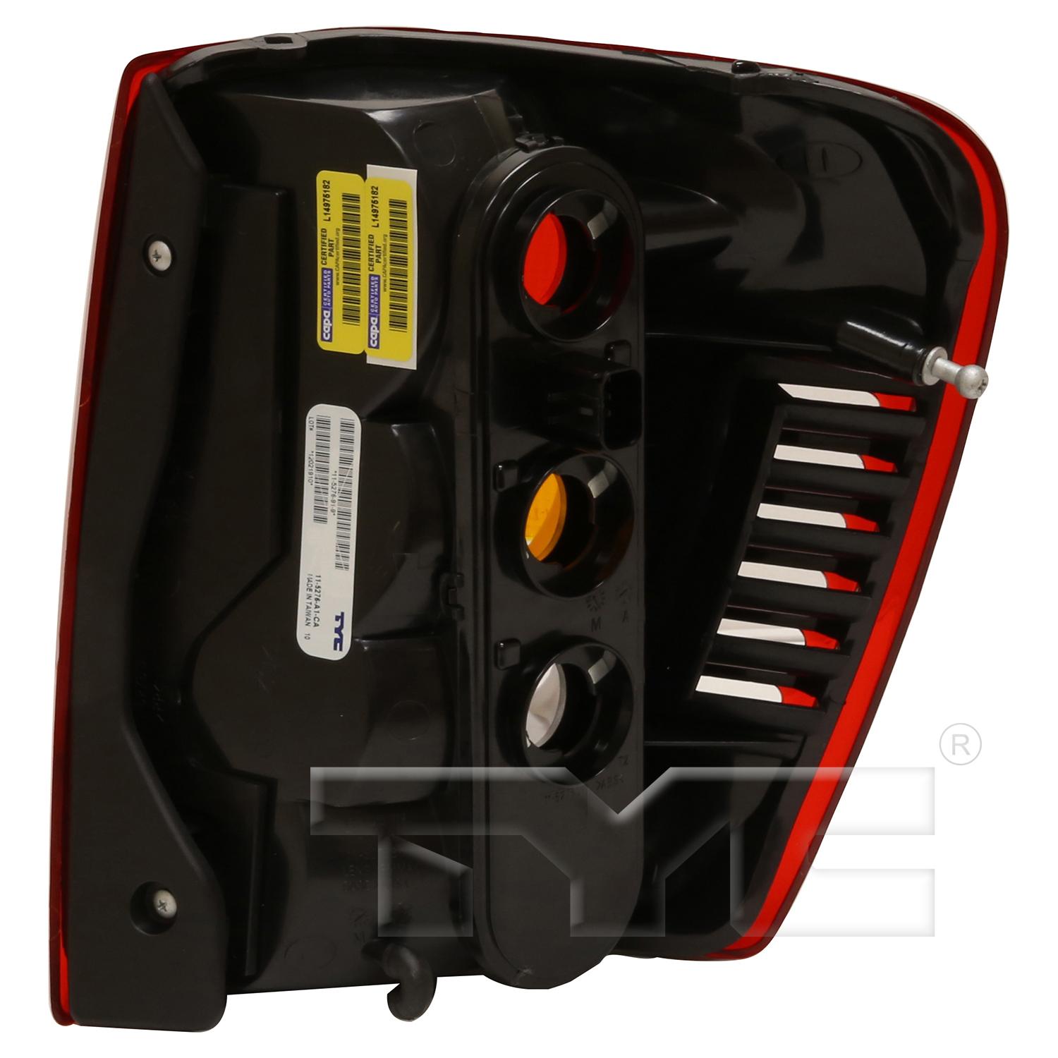 TYC 115276919 - Tail Light Assembly TYC 115276919 Tail Light Assembly product image 2 of 6