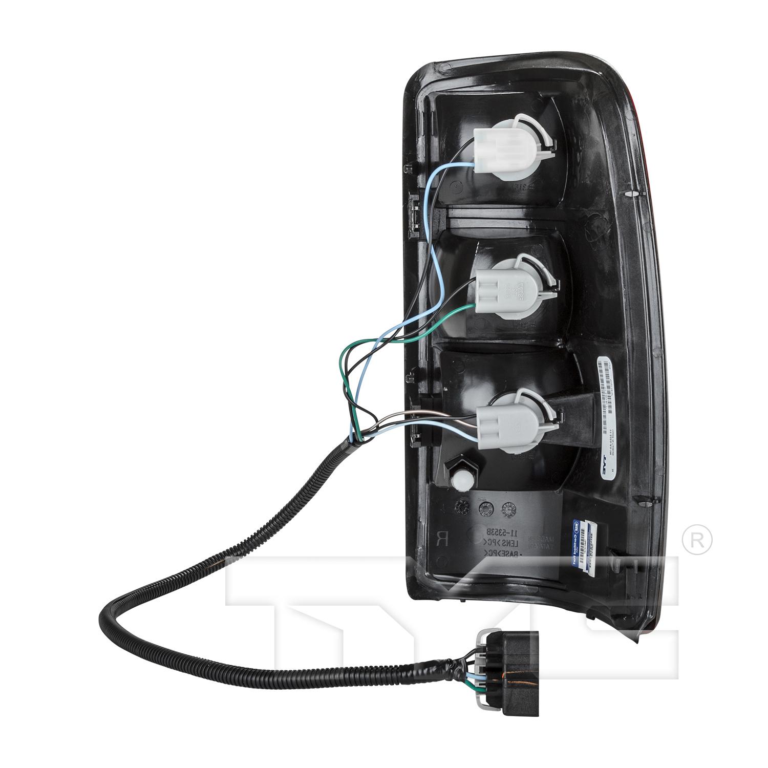 TYC 11535490 - Tail Light Assembly TYC 11535490 Tail Light Assembly product image 2 of 6