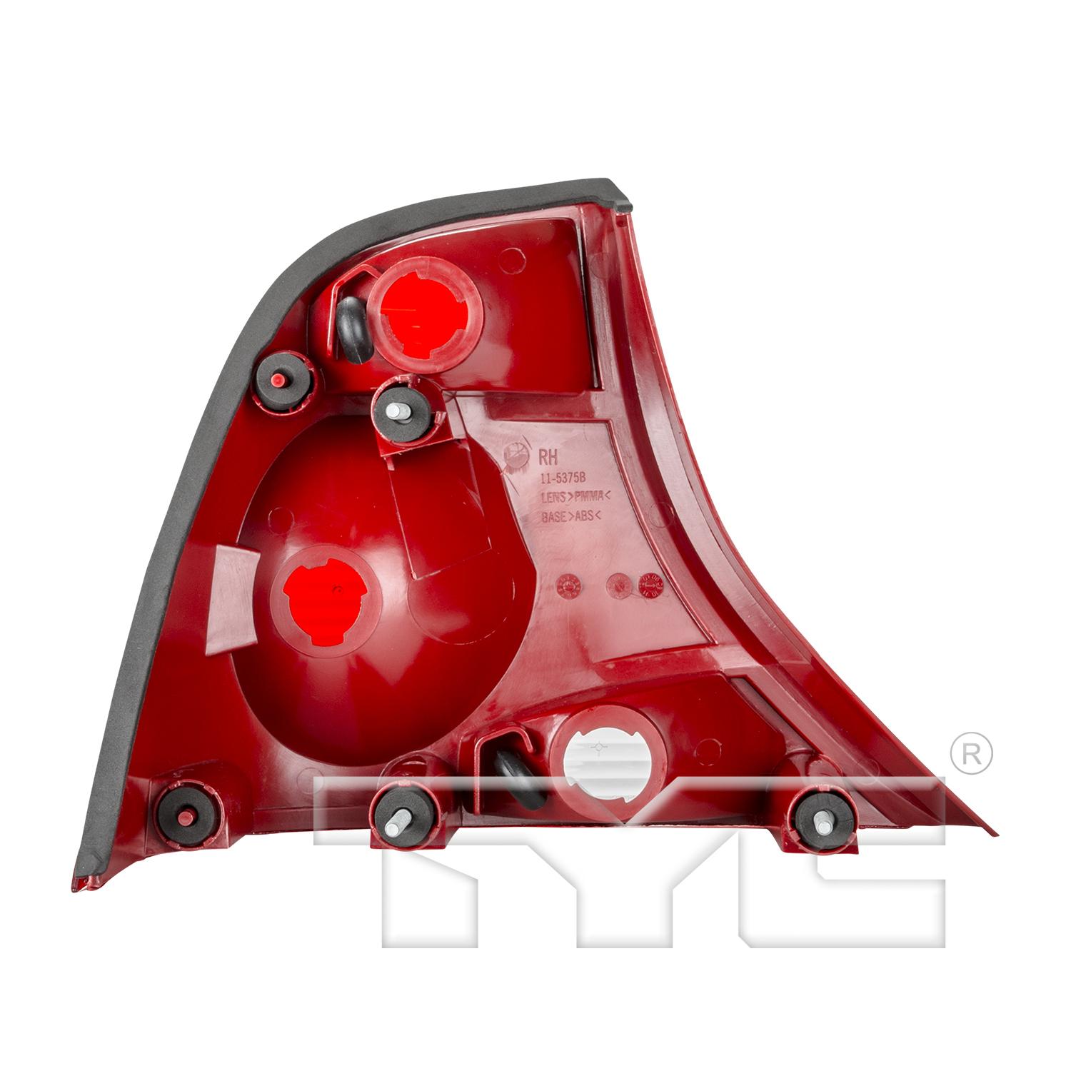 TYC 11537581 - Tail Light Assembly TYC 11537581 Tail Light Assembly product image 2 of 6