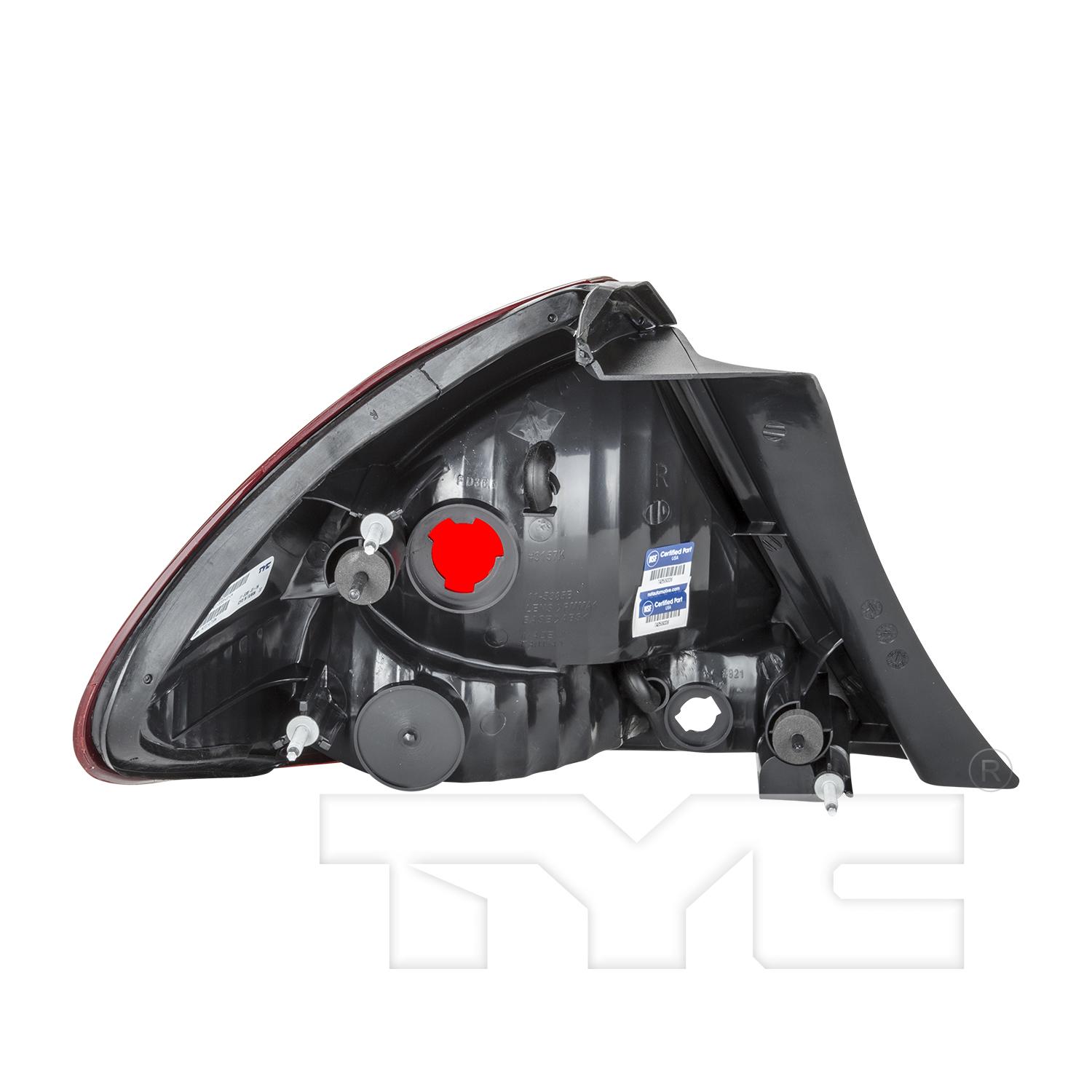 TYC 11538501 - Tail Light Assembly TYC 11538501 Tail Light Assembly product image 2 of 6