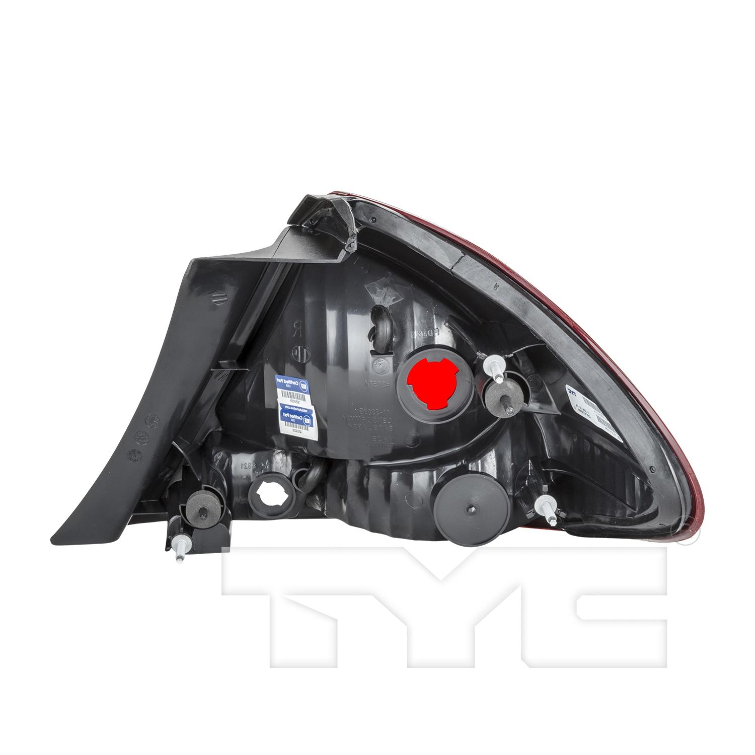 TYC 115386011 Tail Light Assembly product image 2 of 6