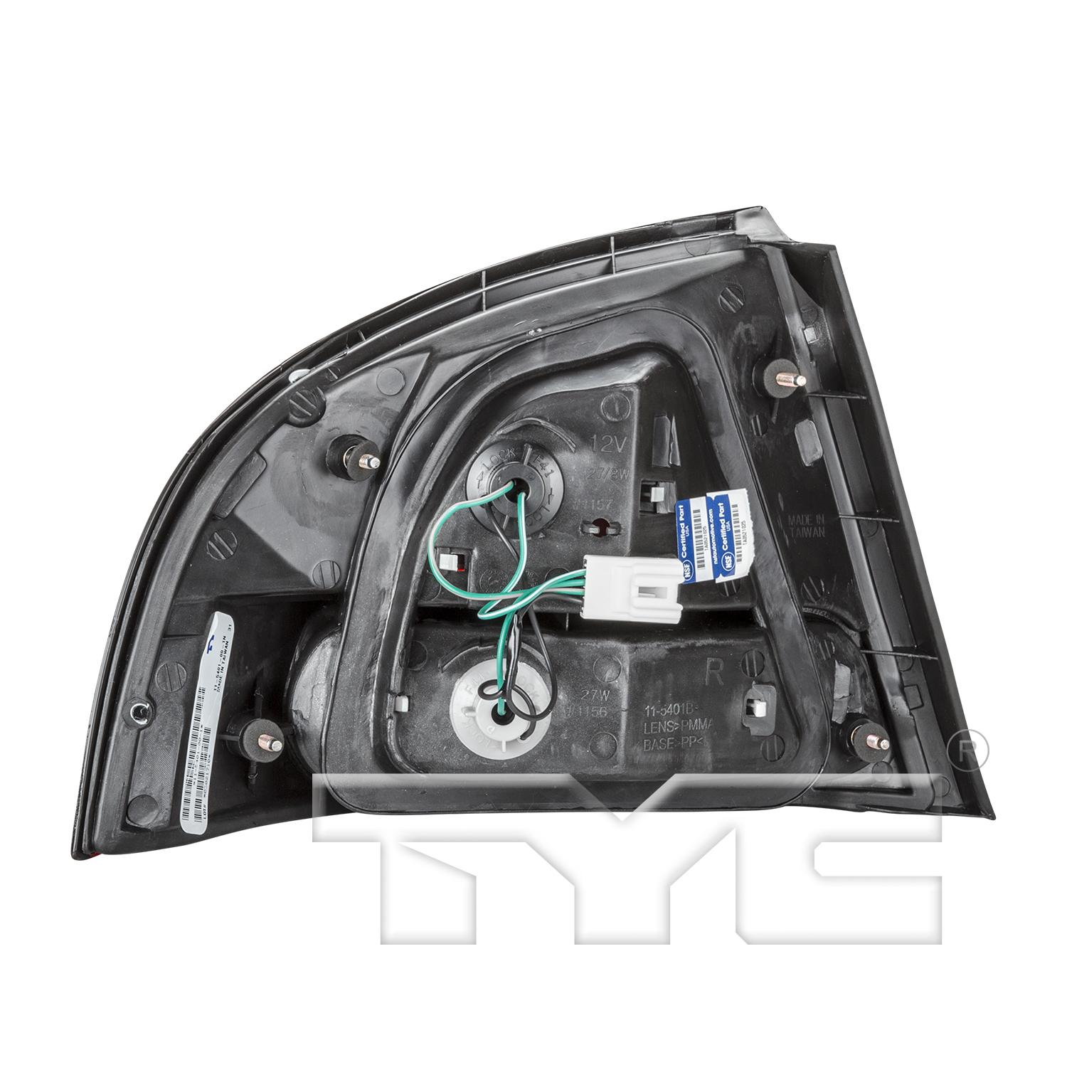 TYC 115401001 - Tail Light Assembly TYC 115401001 Tail Light Assembly product image 2 of 2