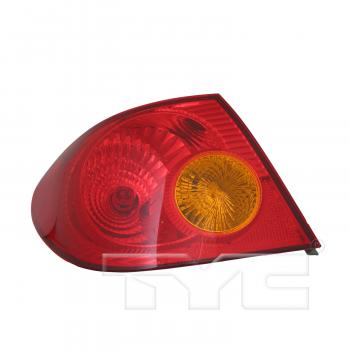 2004 Toyota Corolla Tail Light Assembly Left Outer TYC 11570400 image 1 of 1