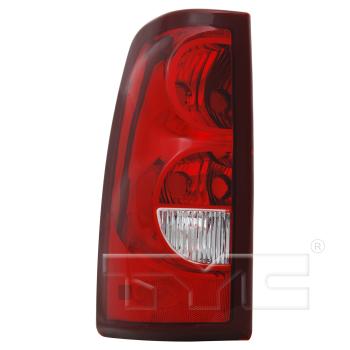 2003 Chevrolet Silverado 1500 Tail Light Assembly Left TYC 11585201 image 2 of 3