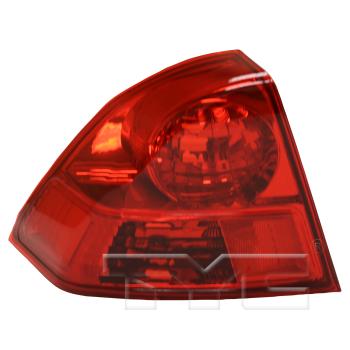 2005 Honda Civic Tail Light Assembly Left Outer TYC 115878019 image 1 of 4