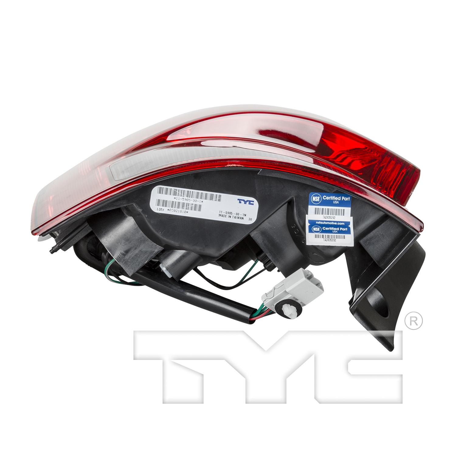 TYC 11590500 - Tail Light Assembly TYC 11590500 Tail Light Assembly product image 5 of 6