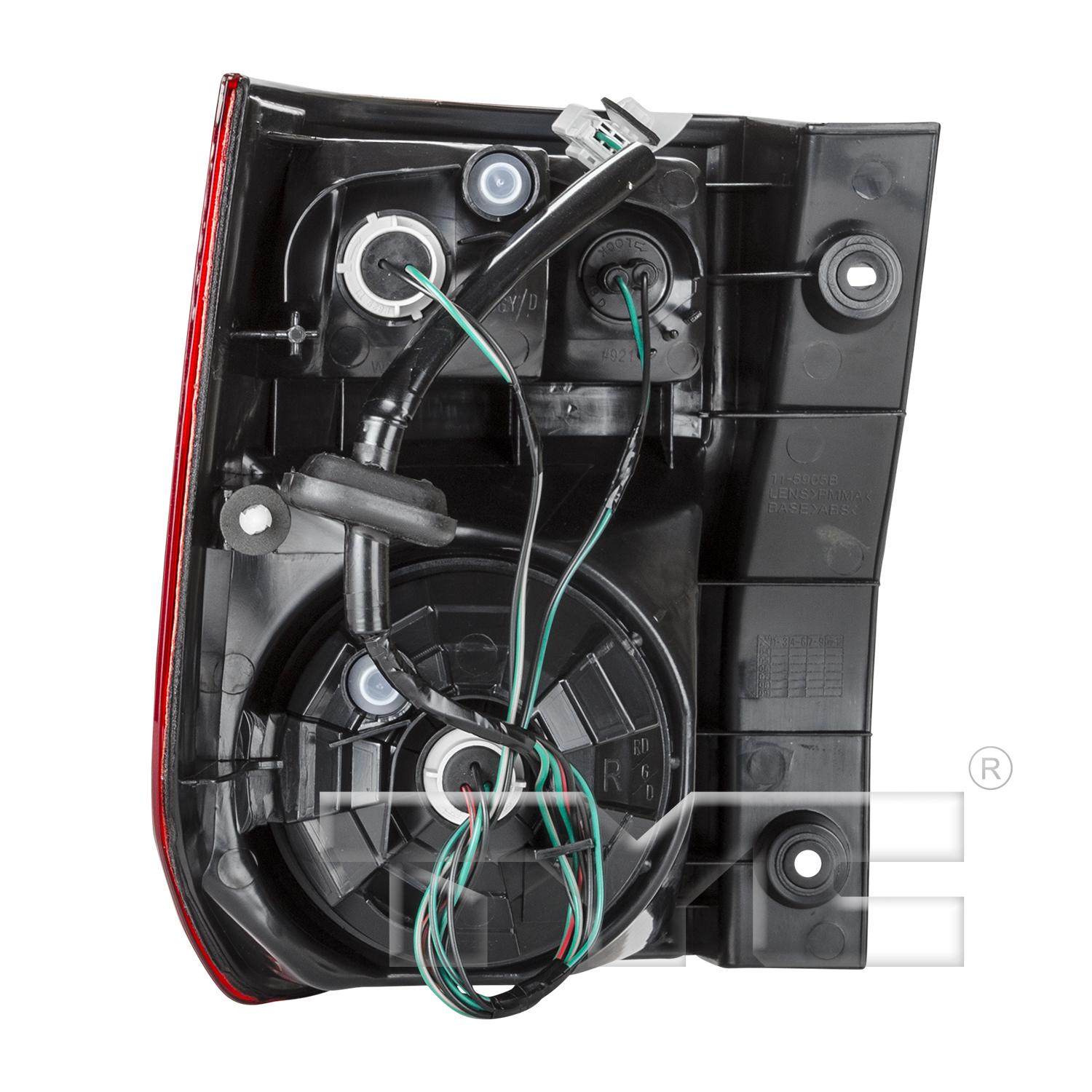 TYC 115905001 Tail Light Assembly product image 2 of 6