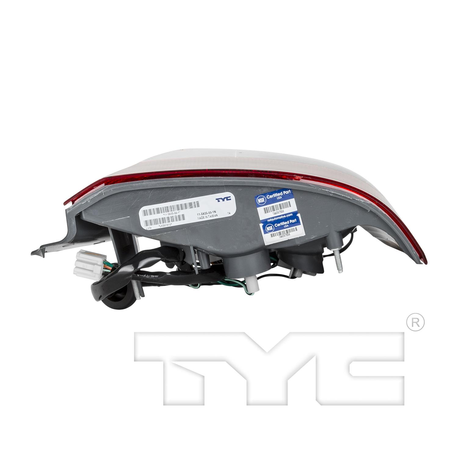 TYC 11593500 Tail Light Assembly product image 6 of 6