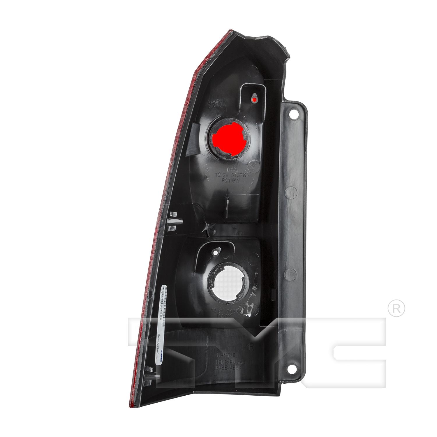 TYC 11597191 - Tail Light Assembly TYC 11597191 Tail Light Assembly product image 2 of 6