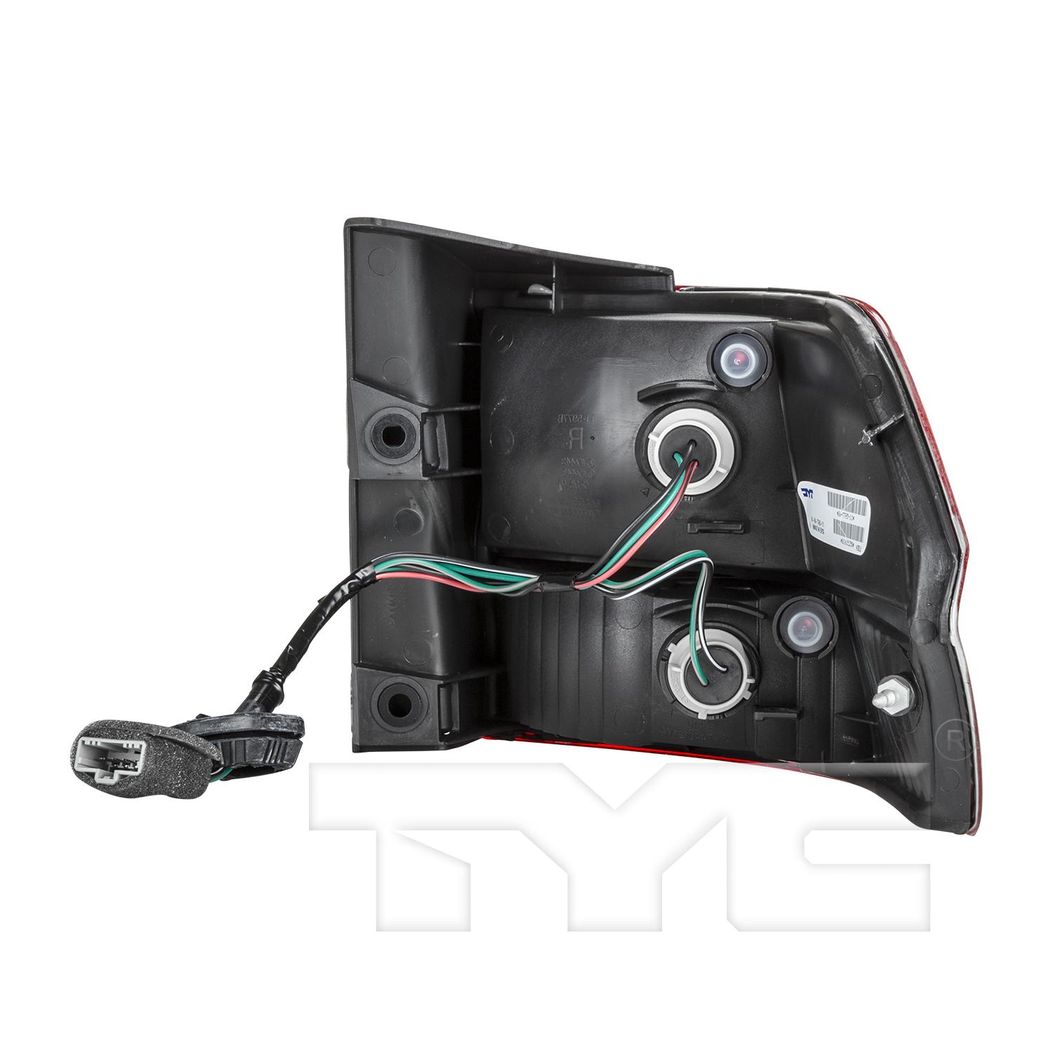 TYC 11597800 - Tail Light Assembly TYC 11597800 Tail Light Assembly product image 2 of 6