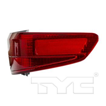2005 Honda Accord Tail Light Assembly Right Outer TYC 11598500 image 3 of 4