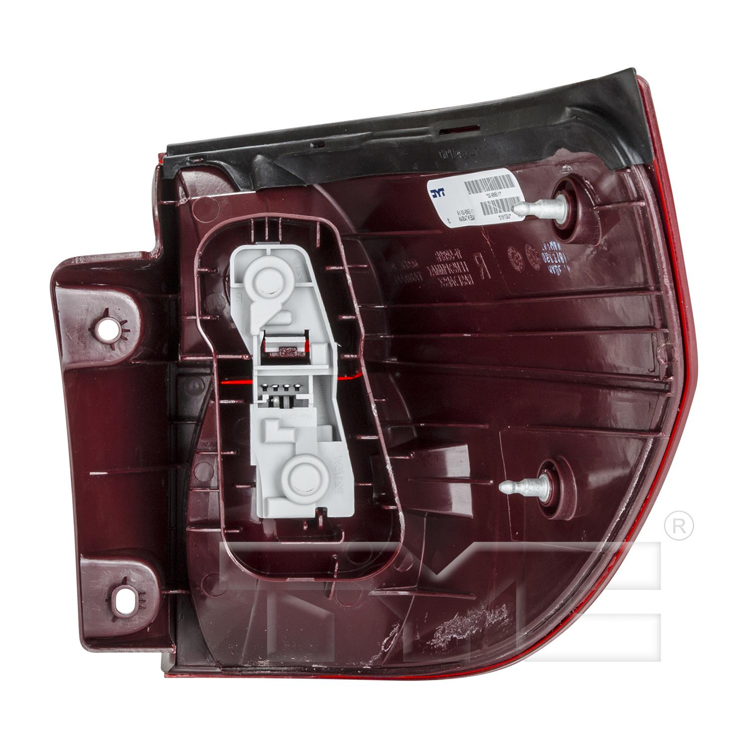 TYC 11599000 - Tail Light Assembly TYC 11599000 Tail Light Assembly product image 2 of 6