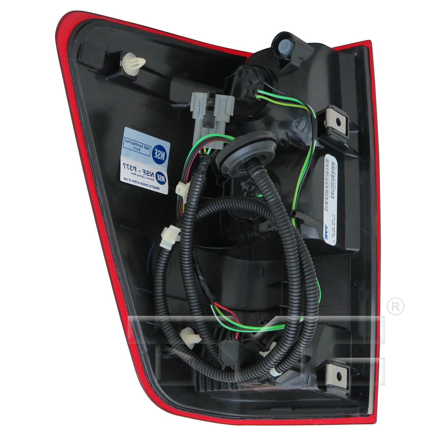 TYC 11599990 - Tail Light Assembly TYC 11599990 Tail Light Assembly product image 2 of 6