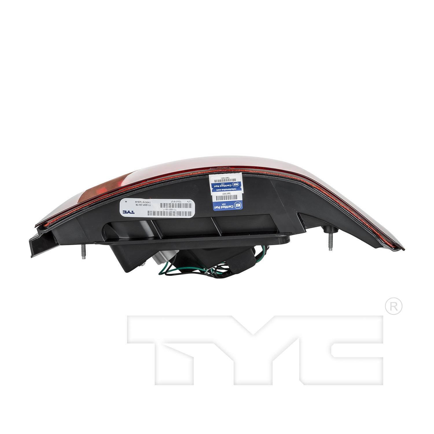TYC 116001001 - Tail Light Assembly TYC 116001001 Tail Light Assembly product image 6 of 8