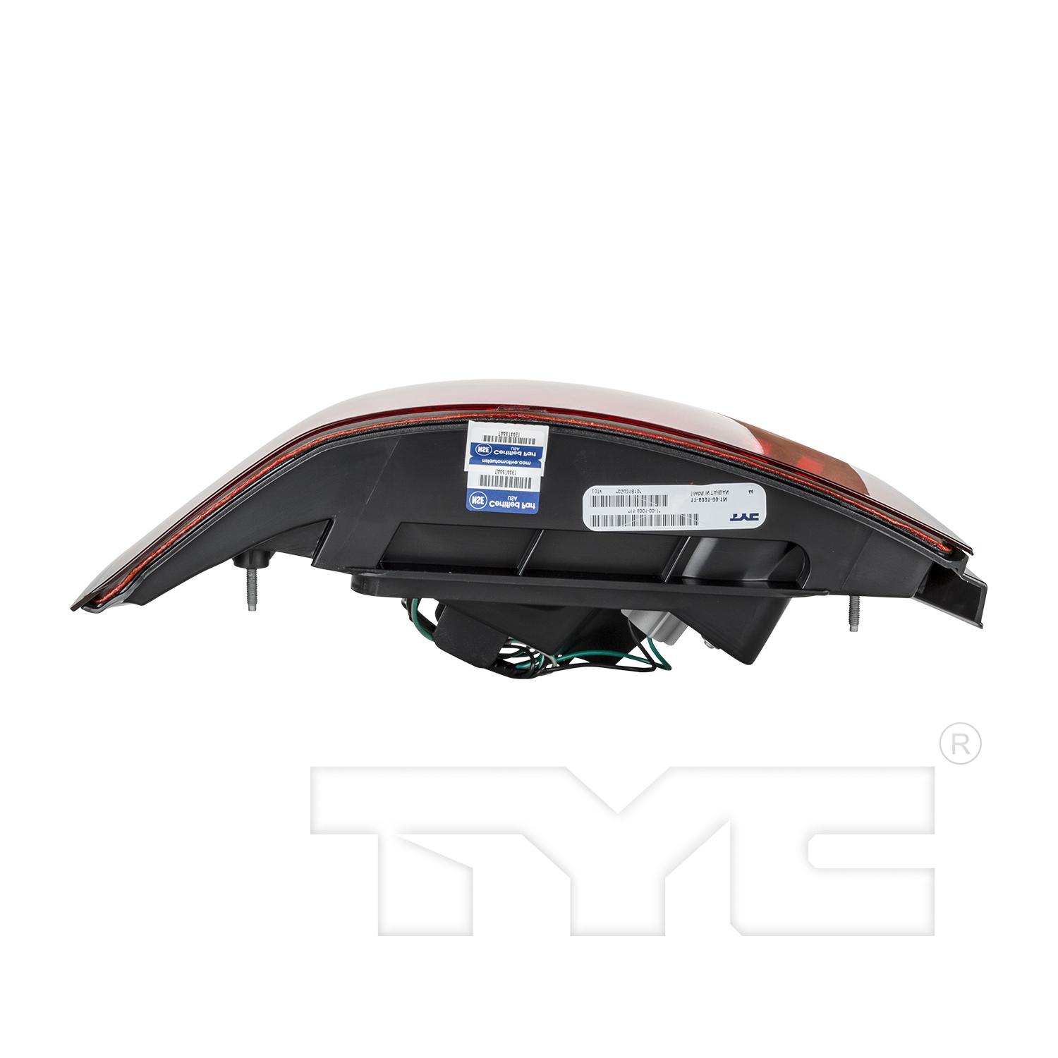 TYC 11600200 Tail Light Assembly product image 6 of 6