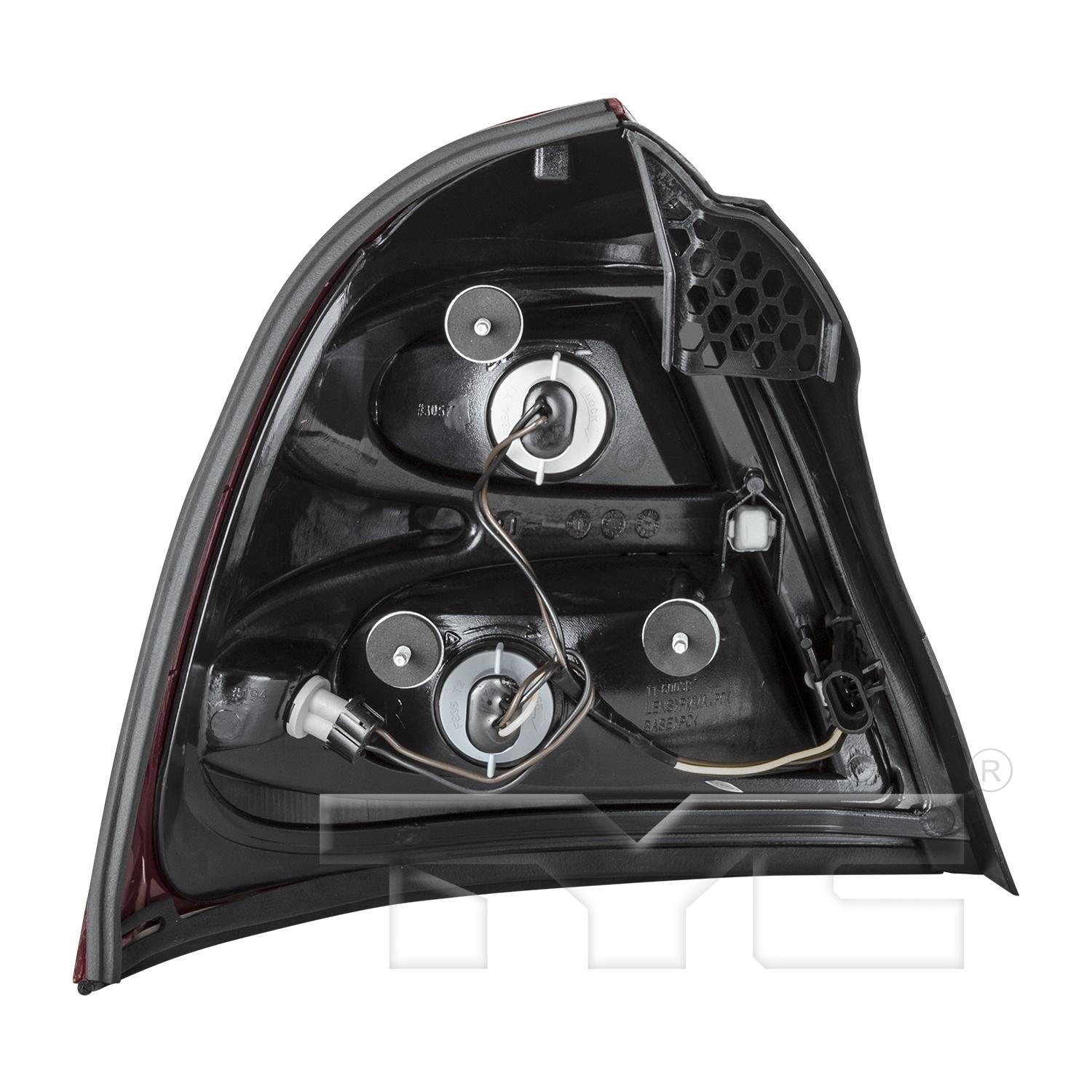 TYC 116003009 Tail Light Assembly product image 2 of 8