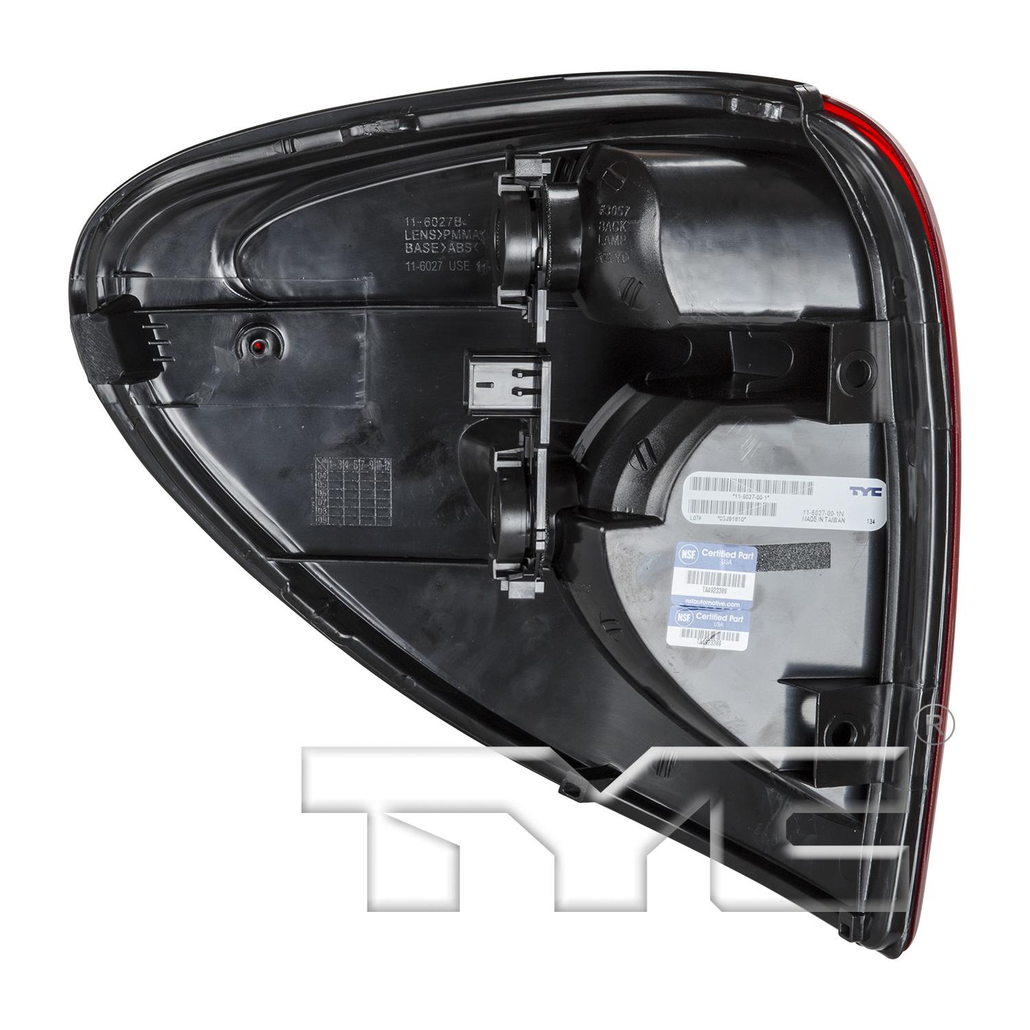 TYC 116027001 - Tail Light Assembly TYC 116027001 Tail Light Assembly product image 4 of 6