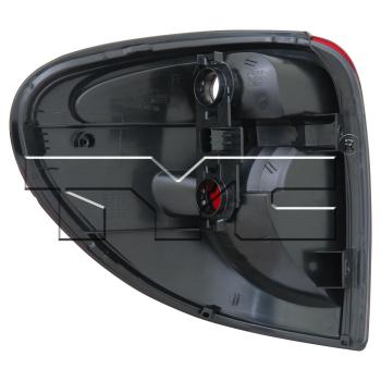 2007 Dodge Caravan Tail Light Assembly Right TYC 116027019 image 2 of 4