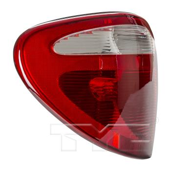 2007 Dodge Caravan Tail Light Assembly Left TYC 11602800 image 3 of 4