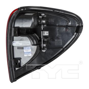 2007 Dodge Caravan Tail Light Assembly Left TYC 11602800 image 4 of 4
