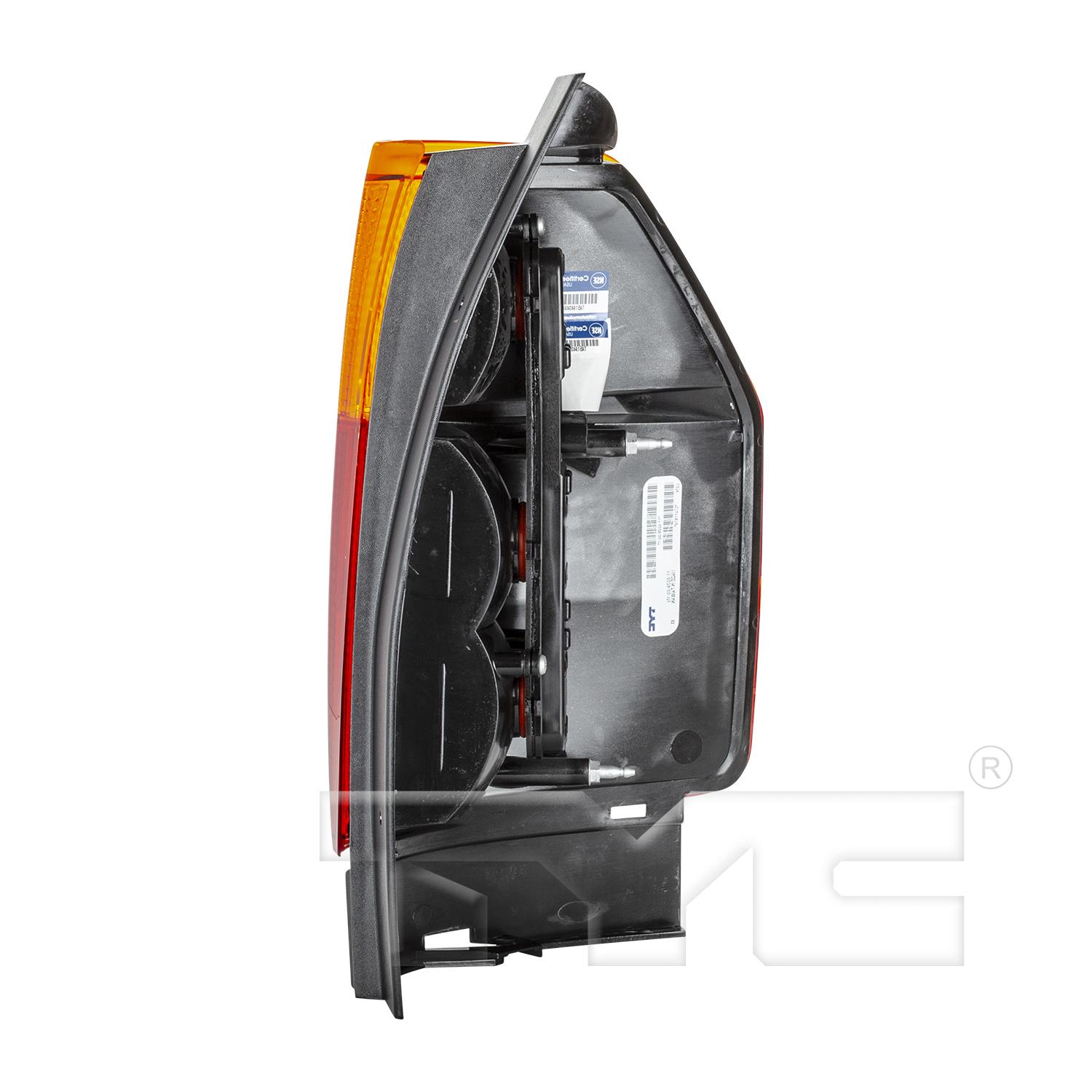 TYC 116030001 Tail Light Assembly product image 3 of 8