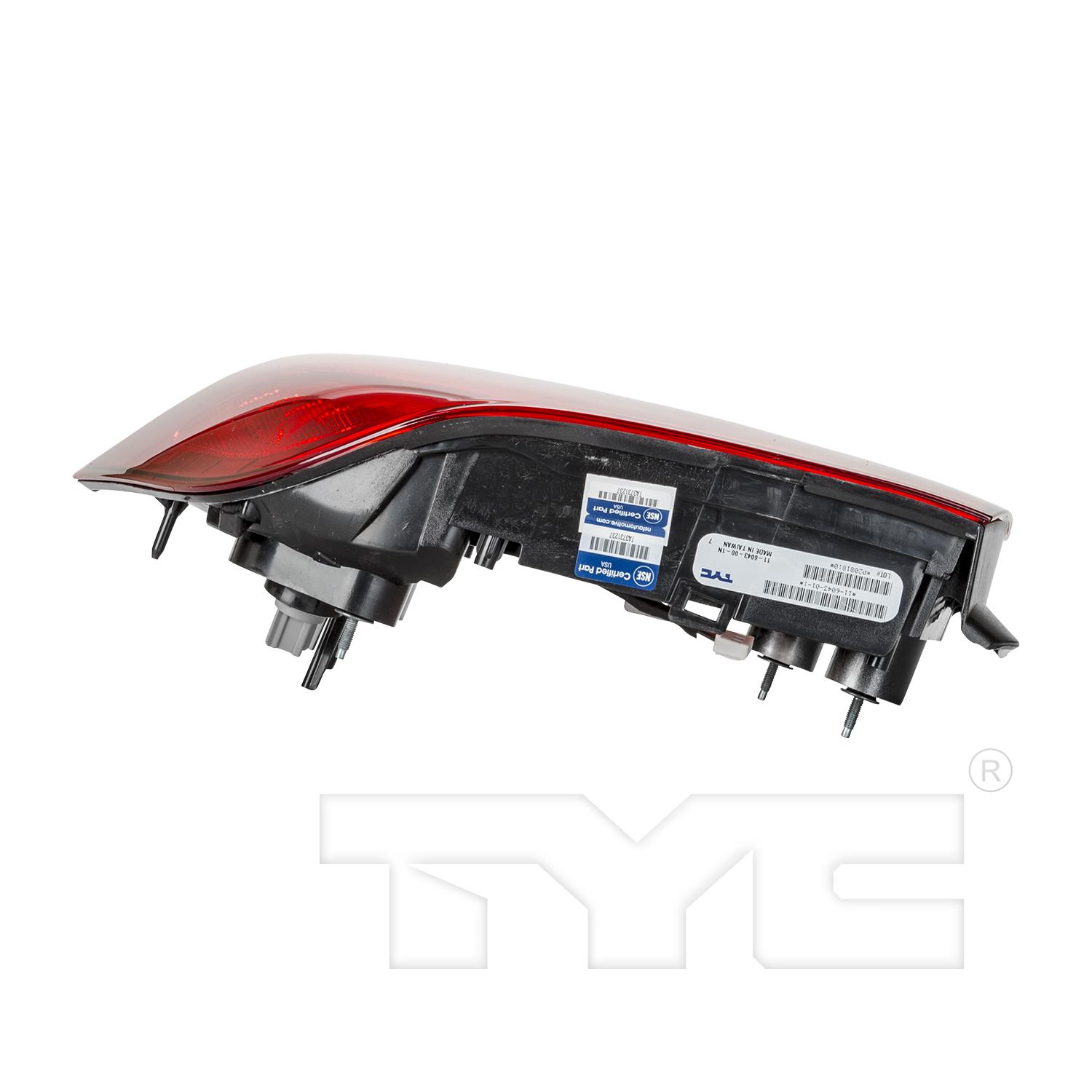 TYC 11604301 - Tail Light Assembly TYC 11604301 Tail Light Assembly product image 7 of 8