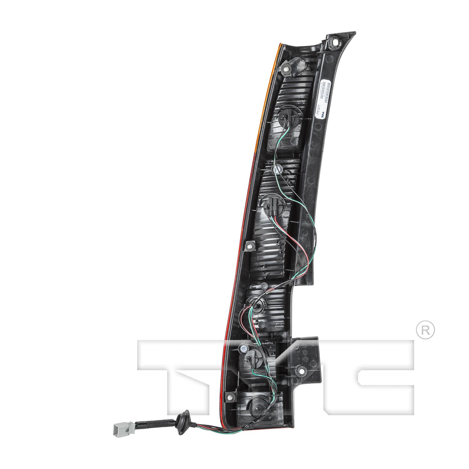 TYC 11604500 Tail Light Assembly product image 2 of 6