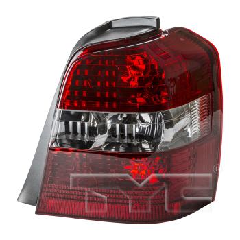 2007 Toyota Highlander Tail Light Assembly Right TYC 11605301 image 2 of 4