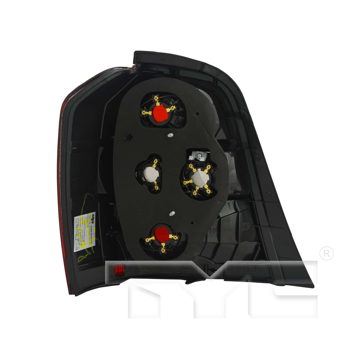 TYC 116053019 - Tail Light Assembly TYC 116053019 Tail Light Assembly product image 2 of 6