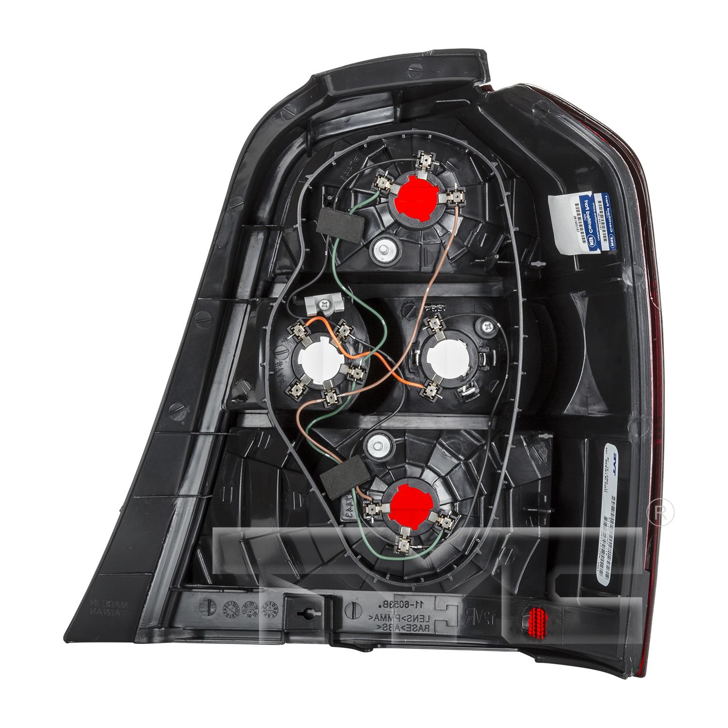 TYC 11605401 - Tail Light Assembly TYC 11605401 Tail Light Assembly product image 2 of 6