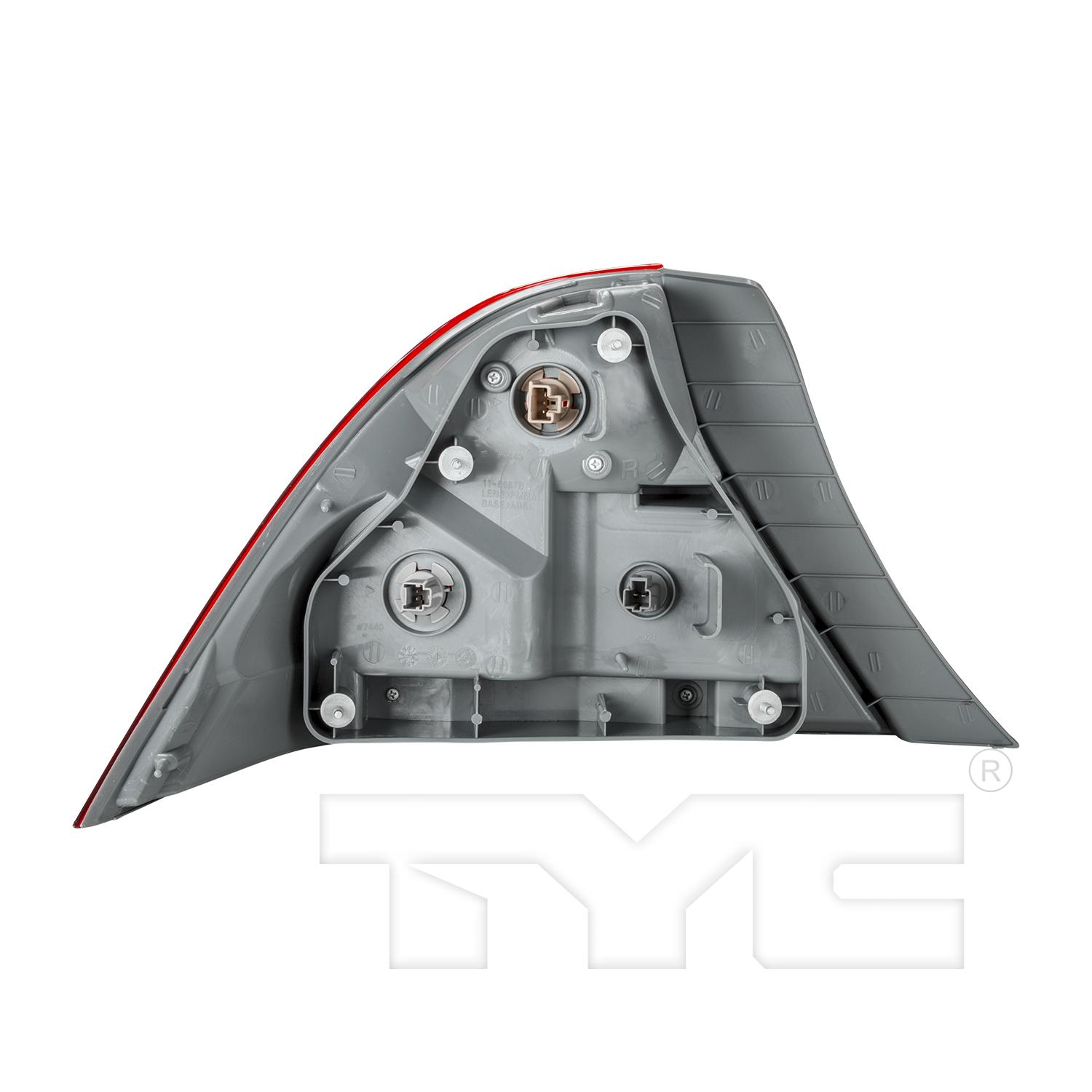 TYC 11605700 Tail Light Assembly product image 2 of 6