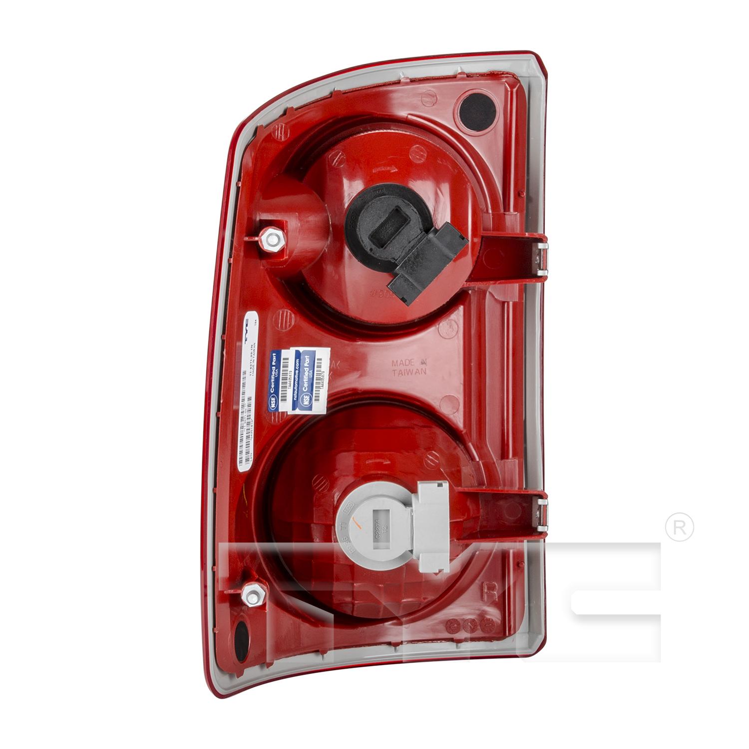 TYC 11607100 - Tail Light Assembly TYC 11607100 Tail Light Assembly product image 2 of 6