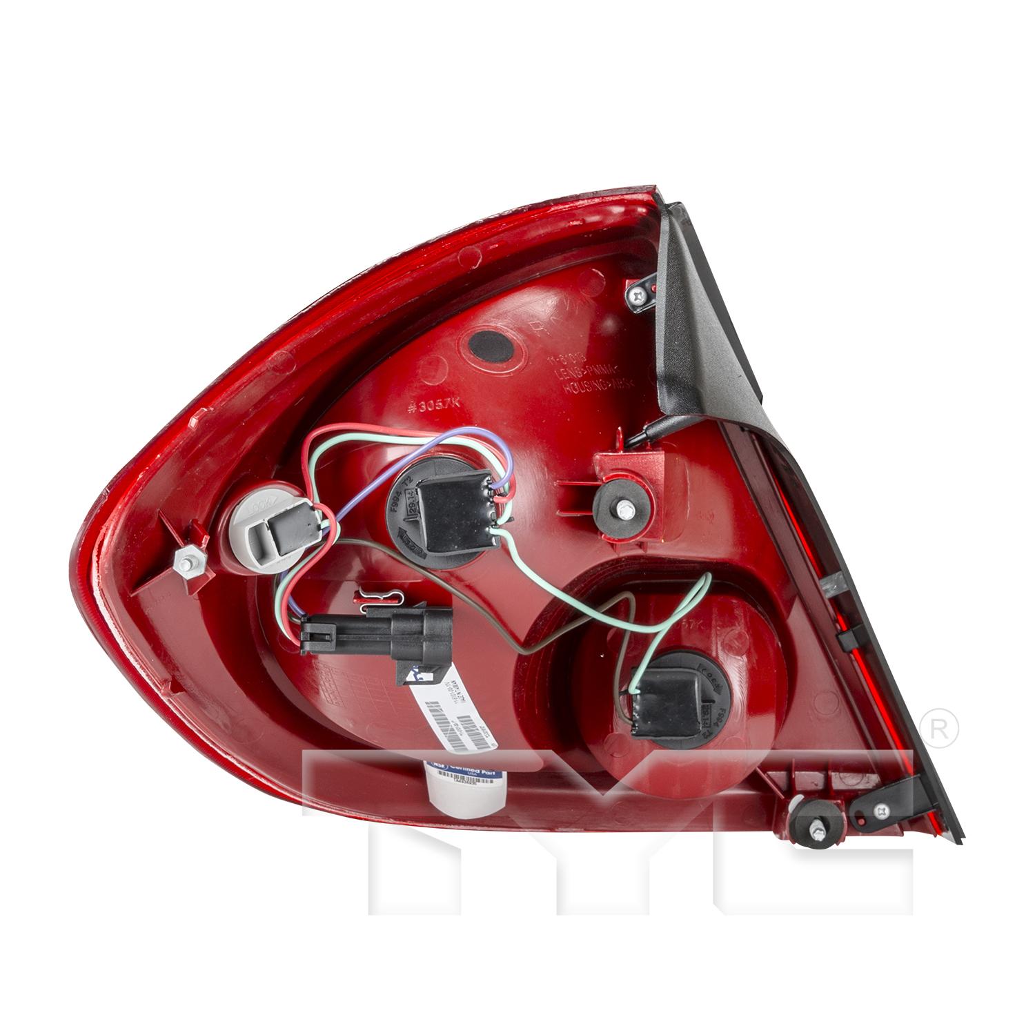 TYC 11610100 - Tail Light Assembly TYC 11610100 Tail Light Assembly product image 2 of 6