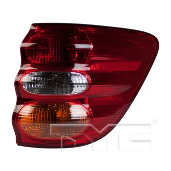 2003 Toyota Sequoia Tail Light Assembly Right Outer TYC 11610300 image 2 of 4