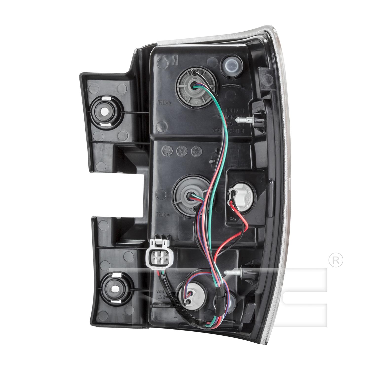 TYC 11610600 Tail Light Assembly product image 2 of 6