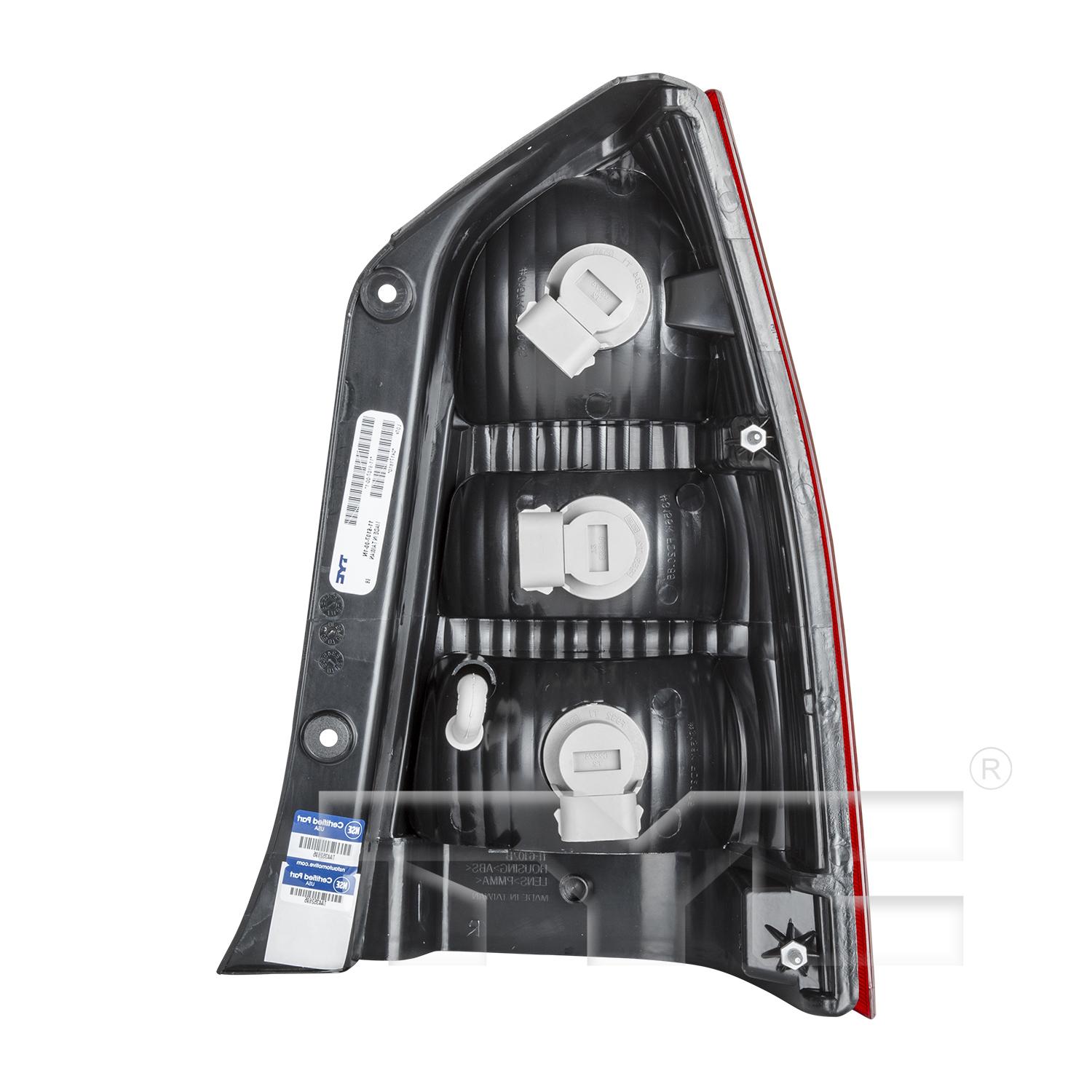 TYC 11610800 - Tail Light Assembly TYC 11610800 Tail Light Assembly product image 2 of 6