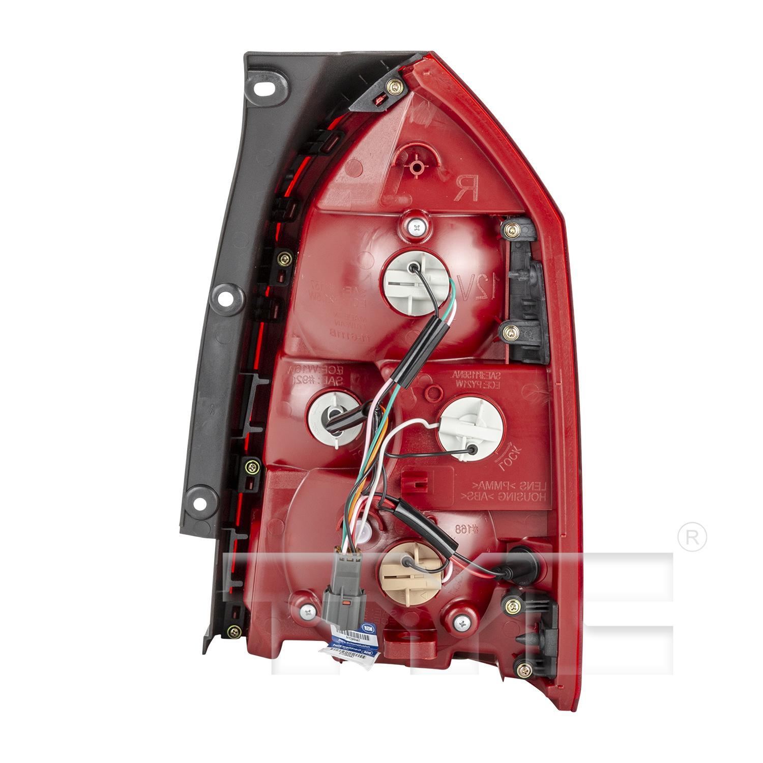 TYC 11611200 - Tail Light Assembly TYC 11611200 Tail Light Assembly product image 2 of 6