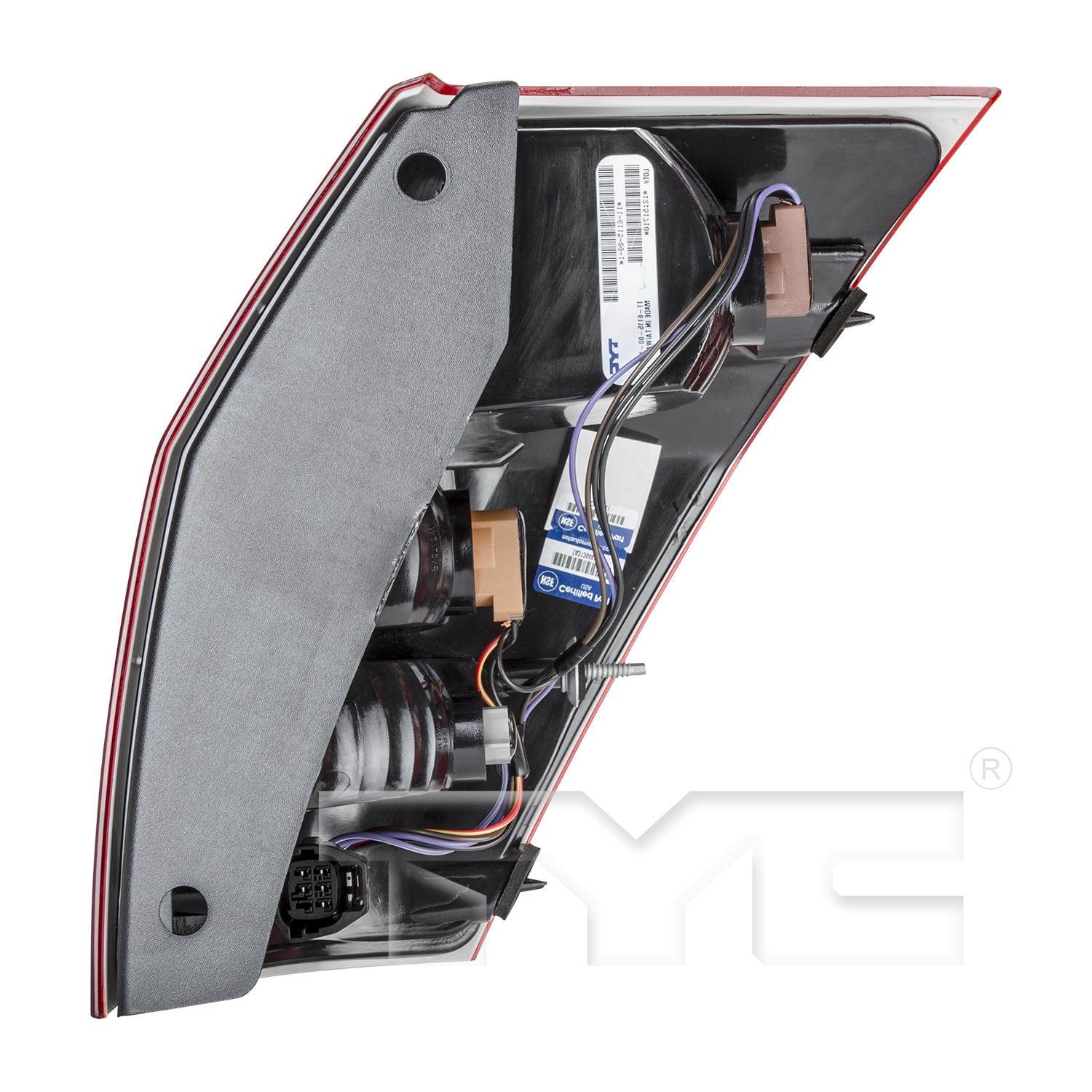 TYC 11611600 Tail Light Assembly product image 4 of 6