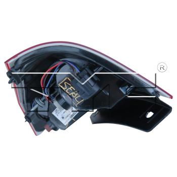 2008 Dodge Magnum Tail Light Assembly Left TYC 116116009 image 4 of 4