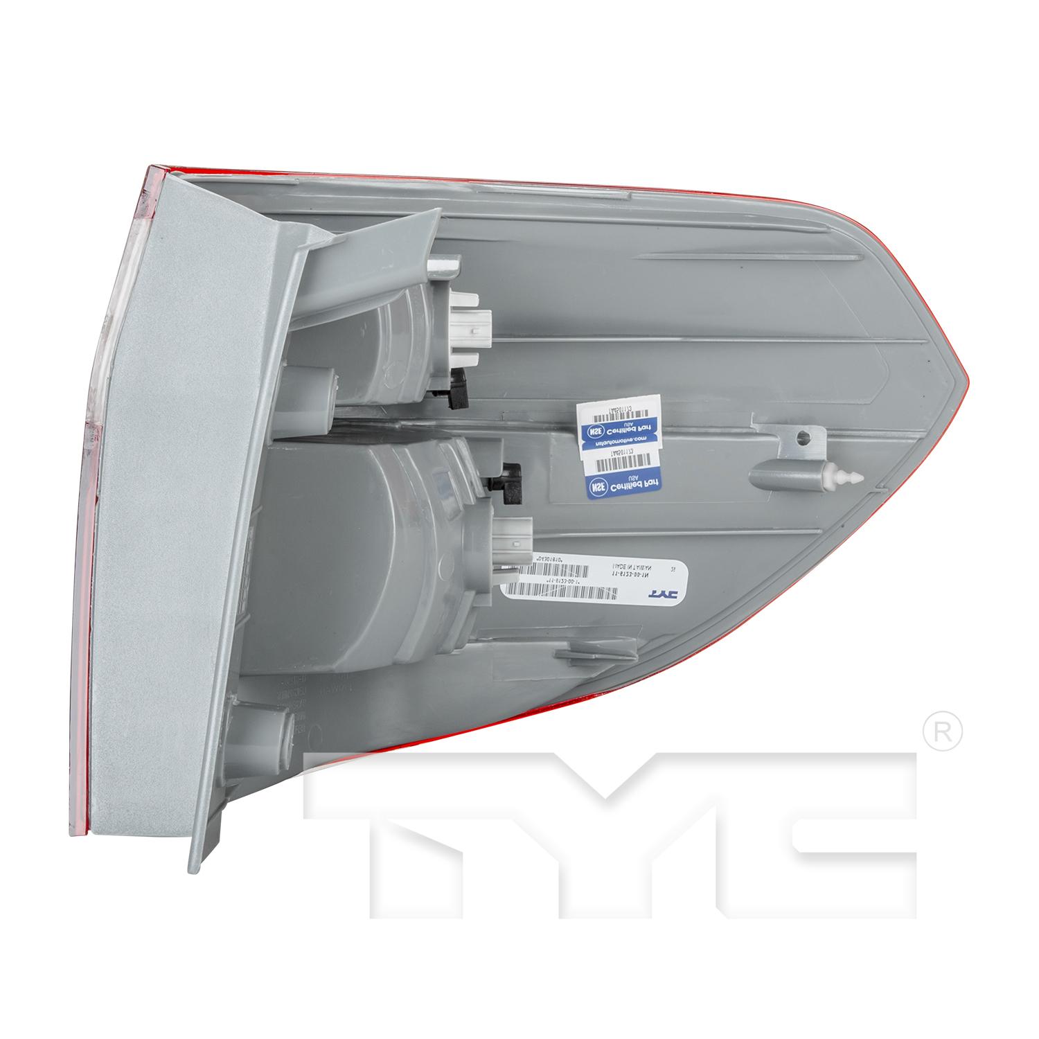 TYC 11612400 - Tail Light Assembly TYC 11612400 Tail Light Assembly product image 4 of 6
